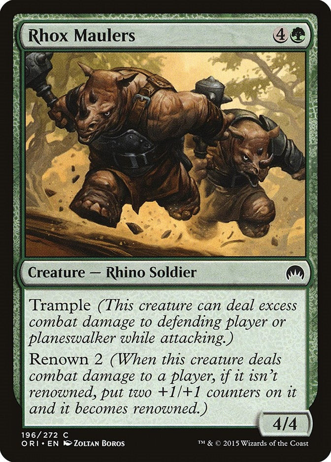 Image for Rhox Maulers (Magic Origins) (196) - Magic: The Gathering