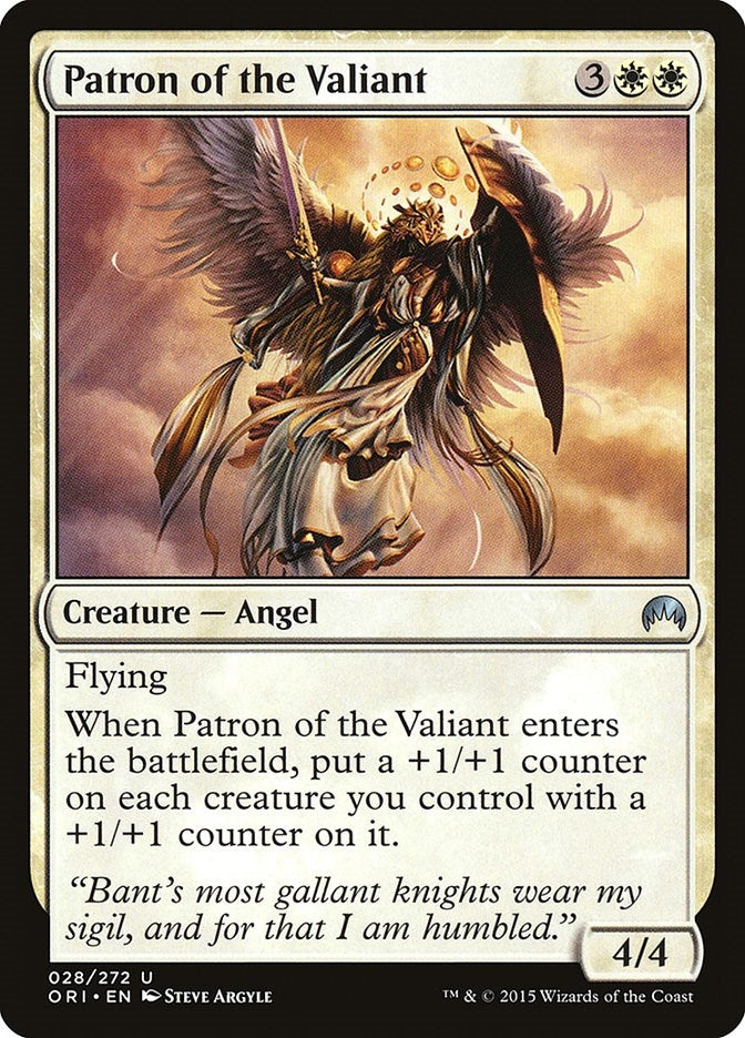 Image for Patron of the Valiant (Magic Origins) (28) - Magic: The Gathering