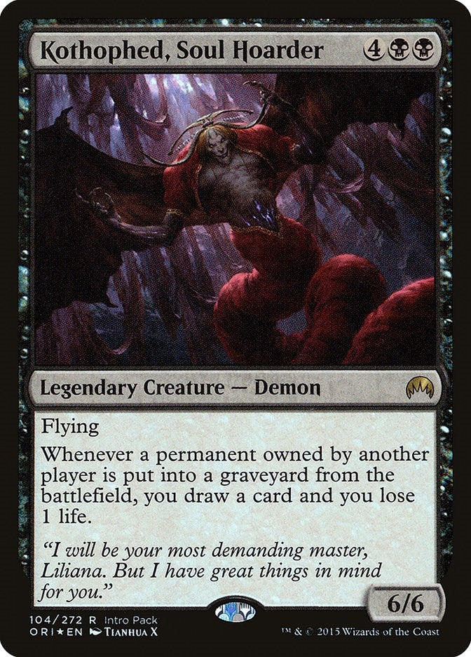 Image for Kothophed, Soul Hoarder (Unique and Miscellaneous Promos) (104) - Magic: The Gathering