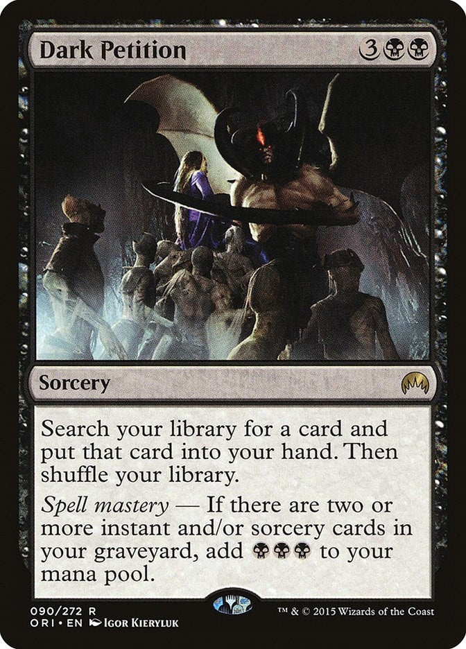 Image for Dark Petition (Magic Origins) (90) - Magic: The Gathering