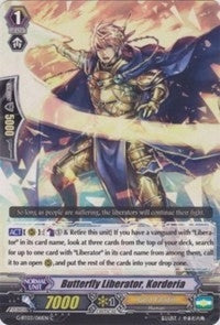 Image for Butterfly Liberator, Korderia (G-BT03: Sovereign Star Dragon) (G-BT03/061EN) - Cardfight Vanguard