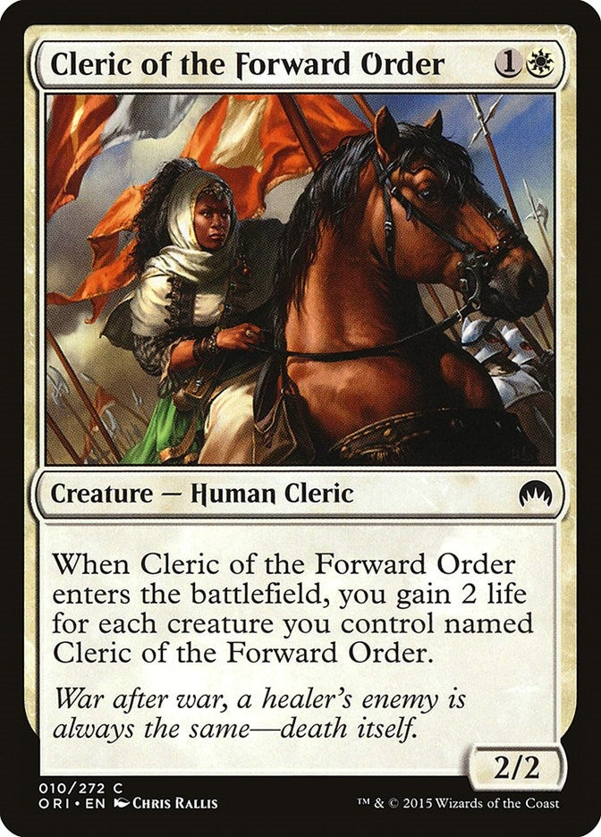 Image for Cleric of the Forward Order (Magic Origins) (10) - Magic: The Gathering