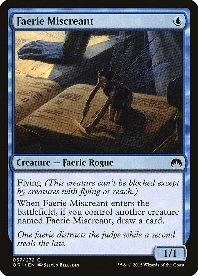 Image for Faerie Miscreant (Magic Origins) (57) - Magic: The Gathering