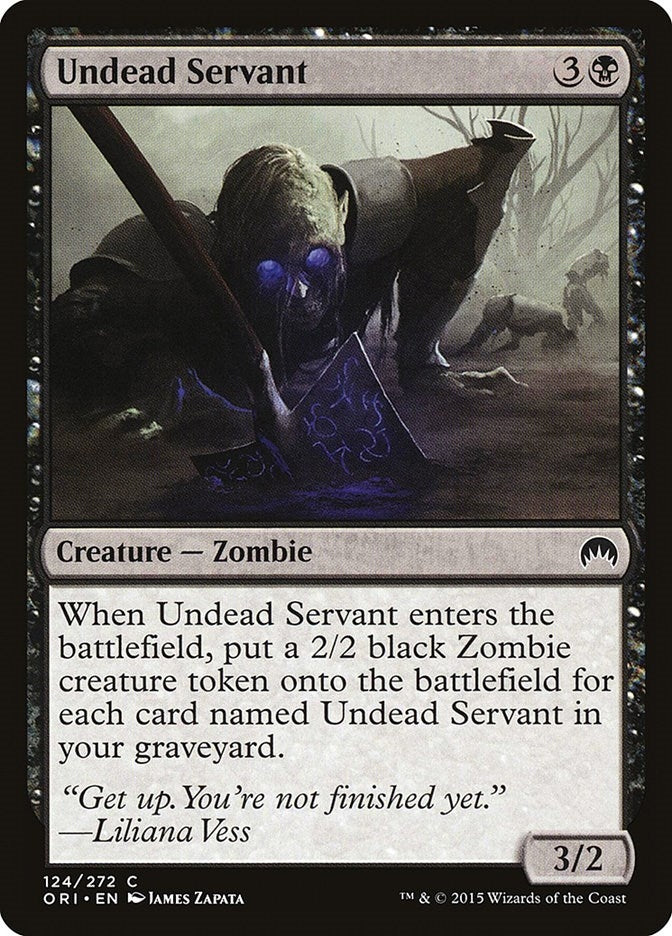 Image for Undead Servant (Magic Origins) (124) - Magic: The Gathering
