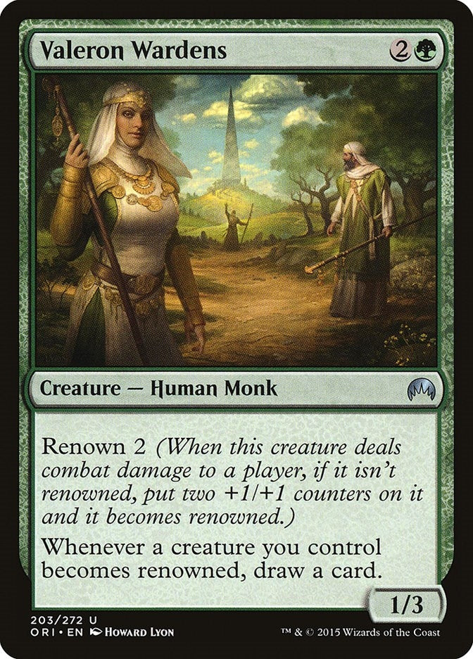 Image for Valeron Wardens (Magic Origins) (203) - Magic: The Gathering