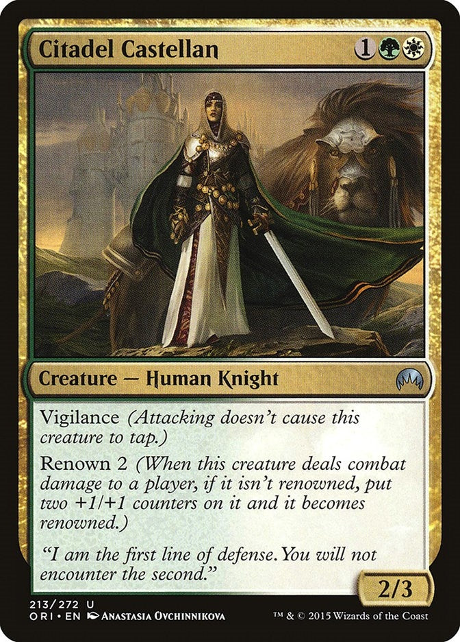 Image for Citadel Castellan (Magic Origins) (213) - Magic: The Gathering