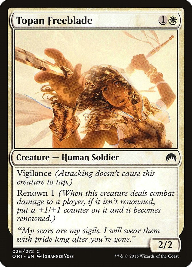 Image for Topan Freeblade (Magic Origins) (36) - Magic: The Gathering