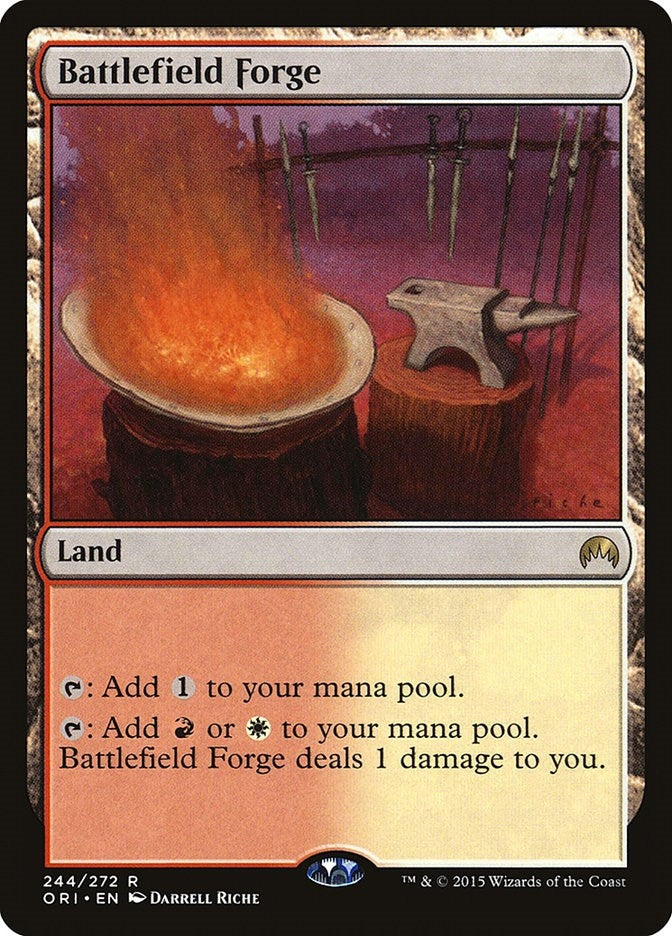 Image for Battlefield Forge (Magic Origins) (244) - Magic: The Gathering