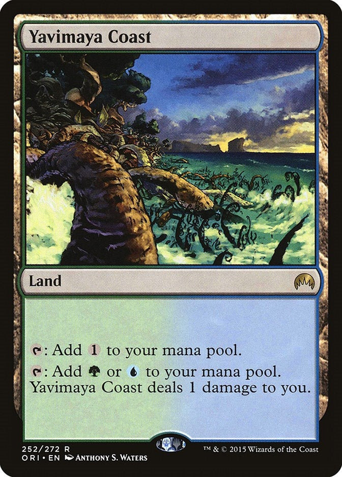 Image for Yavimaya Coast (Magic Origins) (252) - Magic: The Gathering