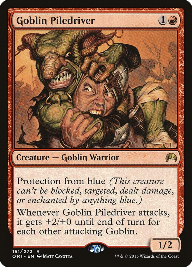 Image for Goblin Piledriver (Magic Origins) (151) - Magic: The Gathering