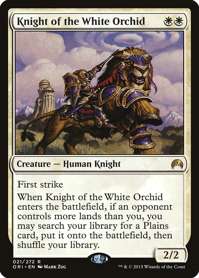 Image for Knight of the White Orchid (Magic Origins) (21) - Magic: The Gathering