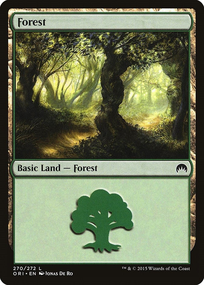 Image for Forest (270) (Magic Origins) (270) - Magic: The Gathering