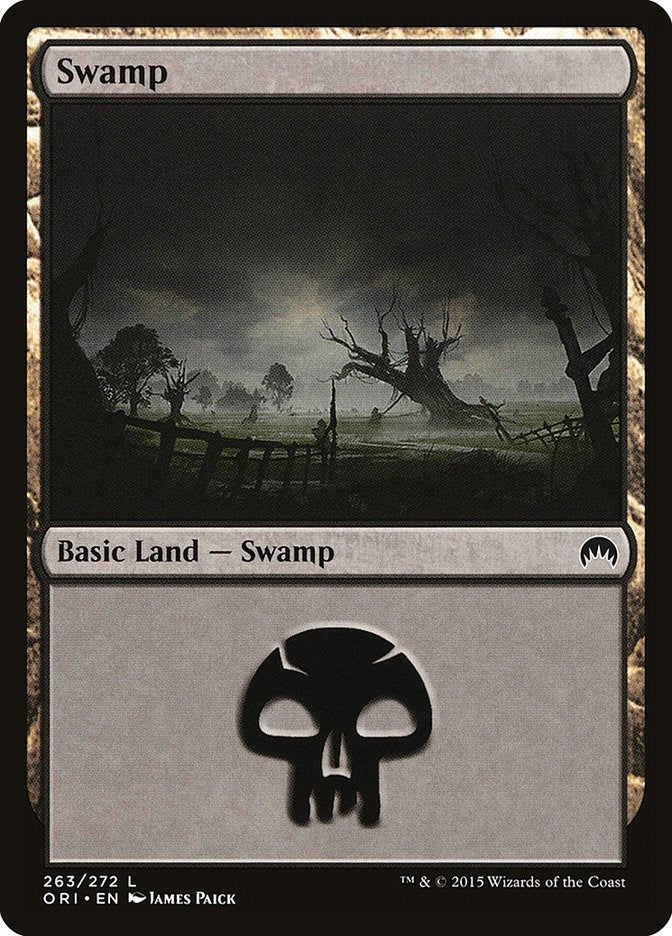 Image for Swamp (263) (Magic Origins) (263) - Magic: The Gathering