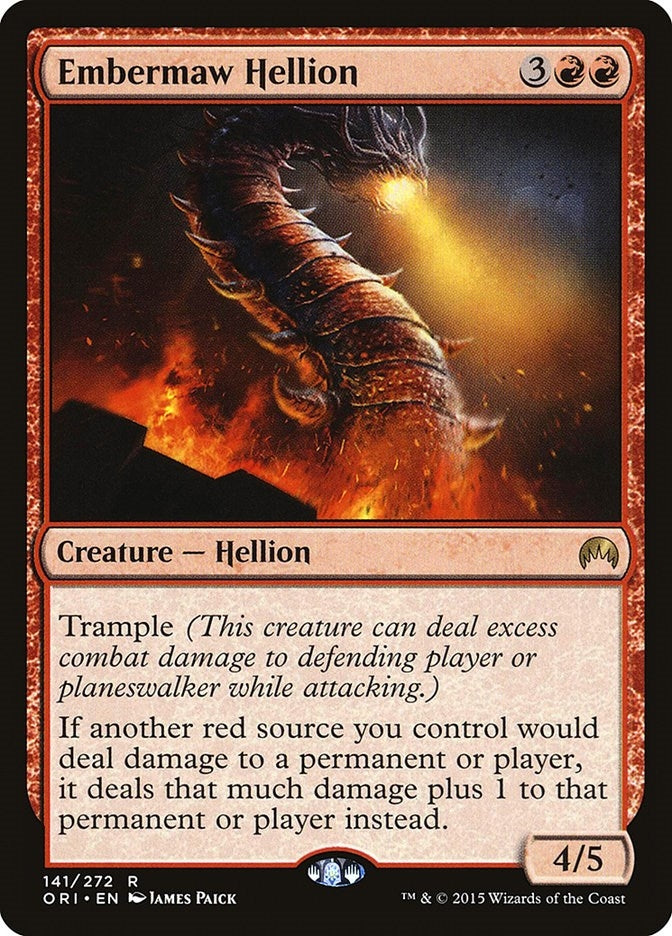 Image for Embermaw Hellion (Magic Origins) (141) - Magic: The Gathering