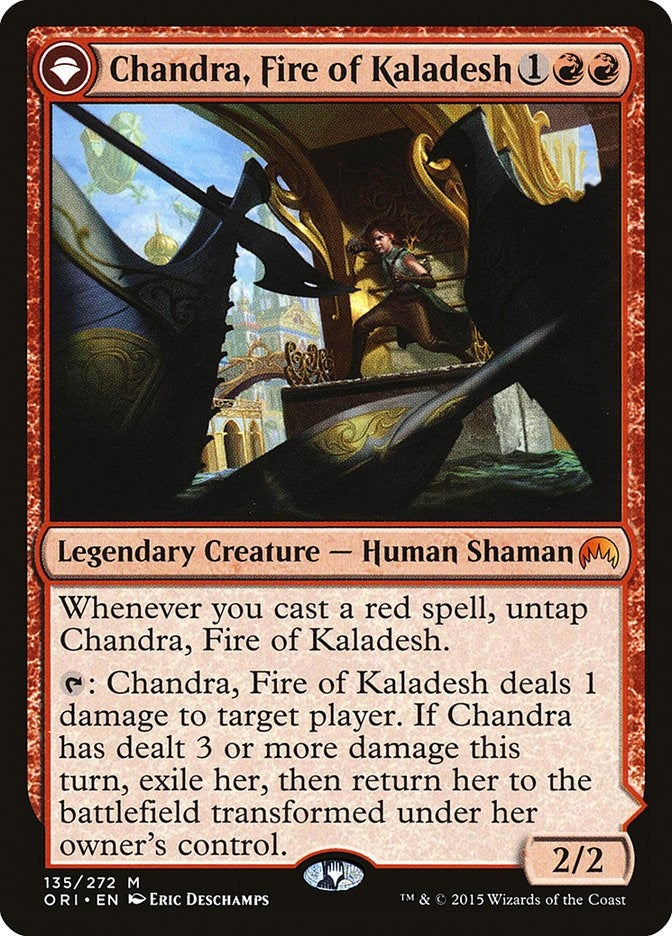Image for Chandra, Fire of Kaladesh (Magic Origins) (135) - Magic: The Gathering