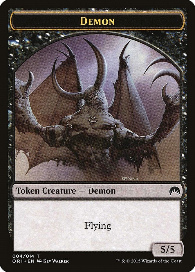 Image for Demon Token (Magic Origins) (4) - Magic: The Gathering