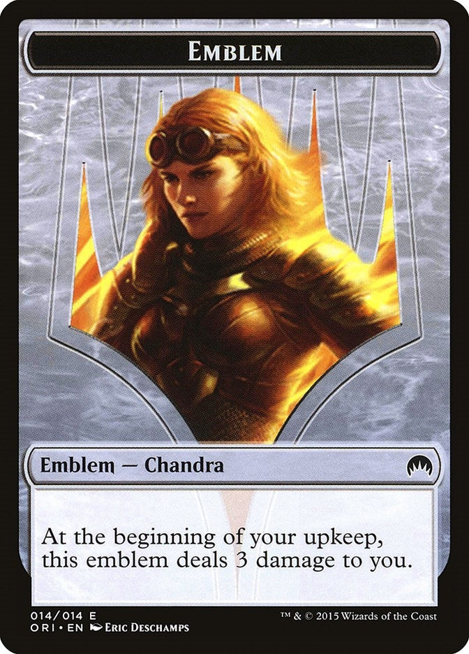 Image for Emblem - Chandra, Roaring Flame (Magic Origins) (14) - Magic: The Gathering