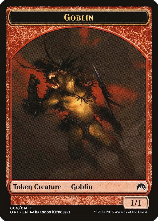 Image for Goblin Token (Magic Origins) (6) - Magic: The Gathering