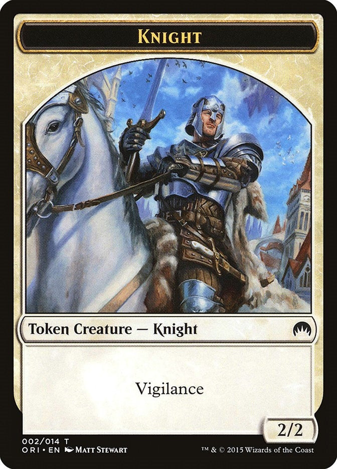 Image for Knight Token (Magic Origins) (2) - Magic: The Gathering