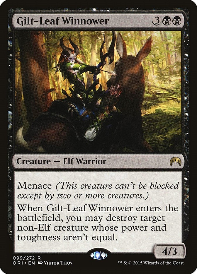 Image for Gilt-Leaf Winnower (Magic Origins) (99) - Magic: The Gathering