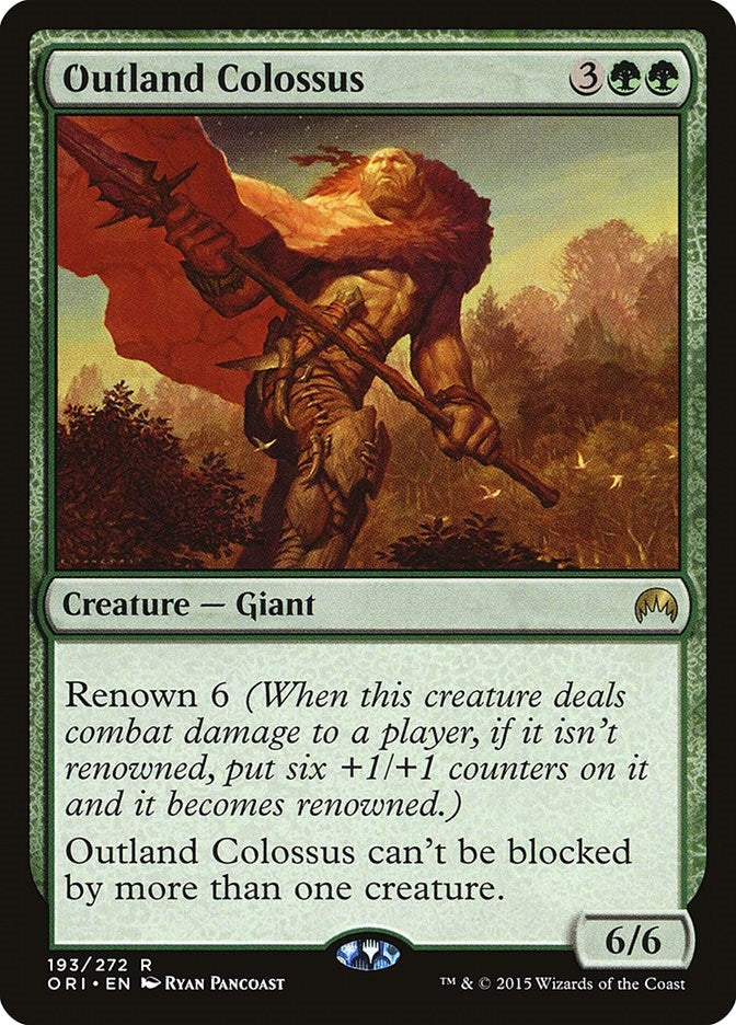 Image for Outland Colossus (Magic Origins) (193) - Magic: The Gathering