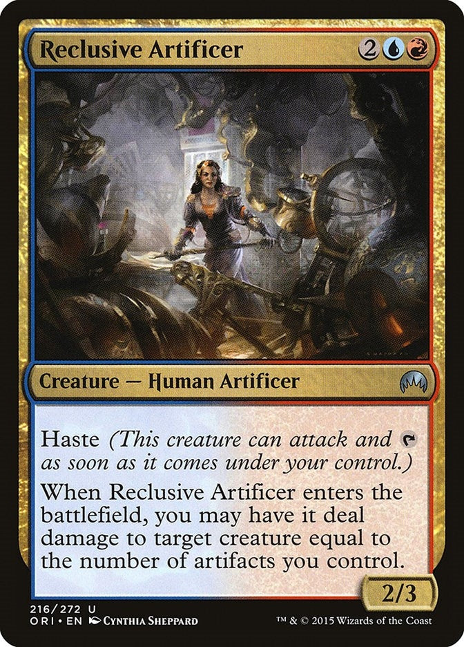 Image for Reclusive Artificer (Magic Origins) (216) - Magic: The Gathering