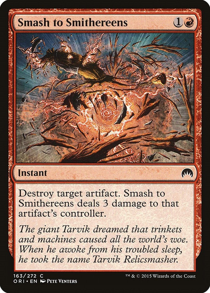 Image for Smash to Smithereens (Magic Origins) (163) - Magic: The Gathering