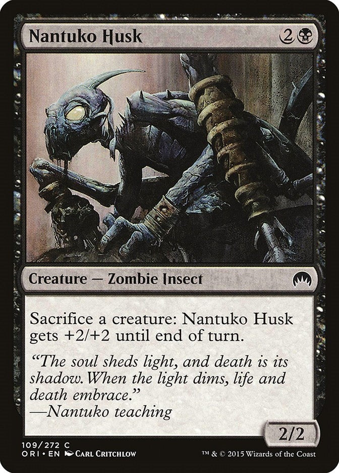 Image for Nantuko Husk (Magic Origins) (109) - Magic: The Gathering