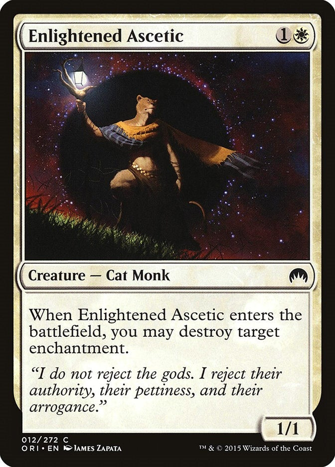 Image for Enlightened Ascetic (Magic Origins) (12) - Magic: The Gathering