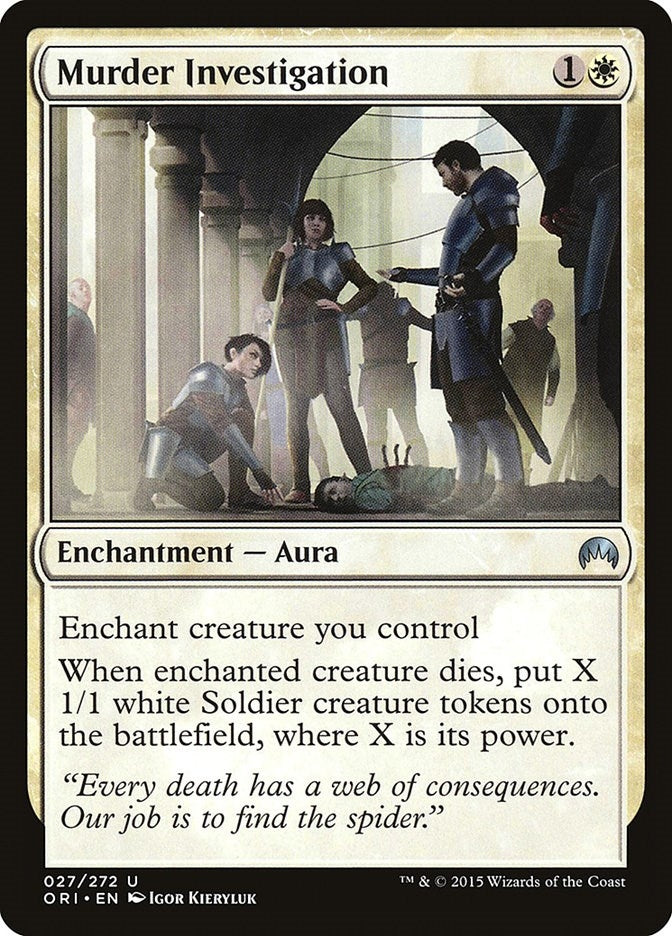 Image for Murder Investigation (Magic Origins) (27) - Magic: The Gathering