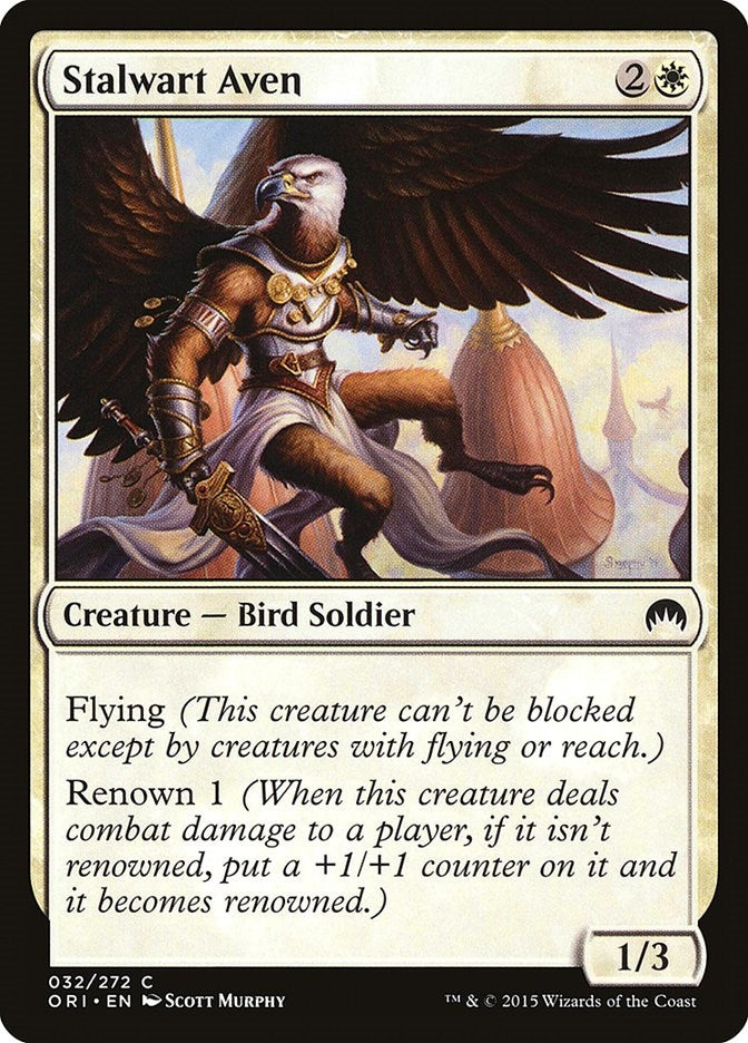 Image for Stalwart Aven (Magic Origins) (32) - Magic: The Gathering