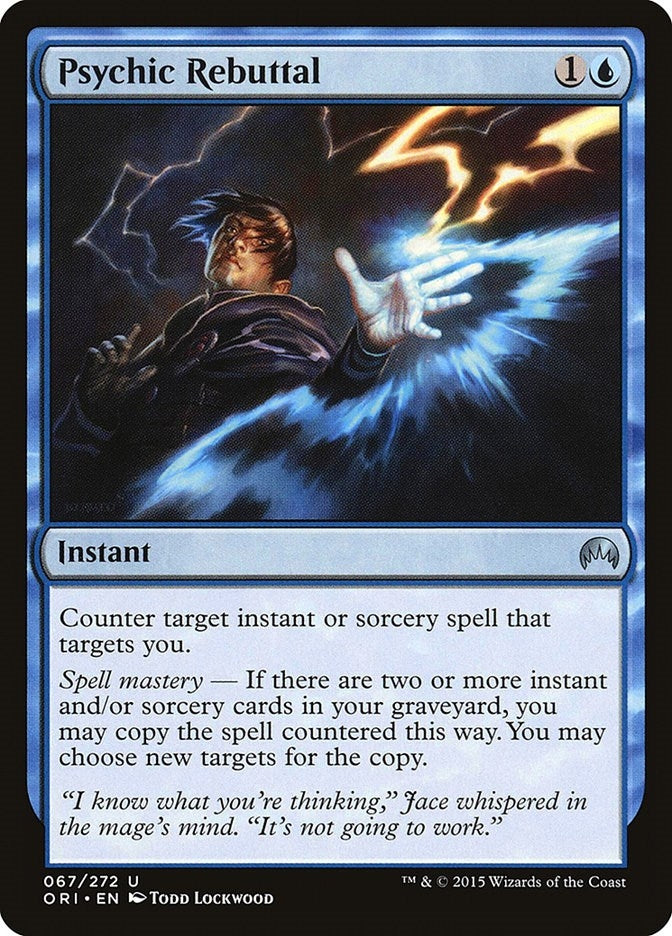 Image for Psychic Rebuttal (Magic Origins) (67) - Magic: The Gathering
