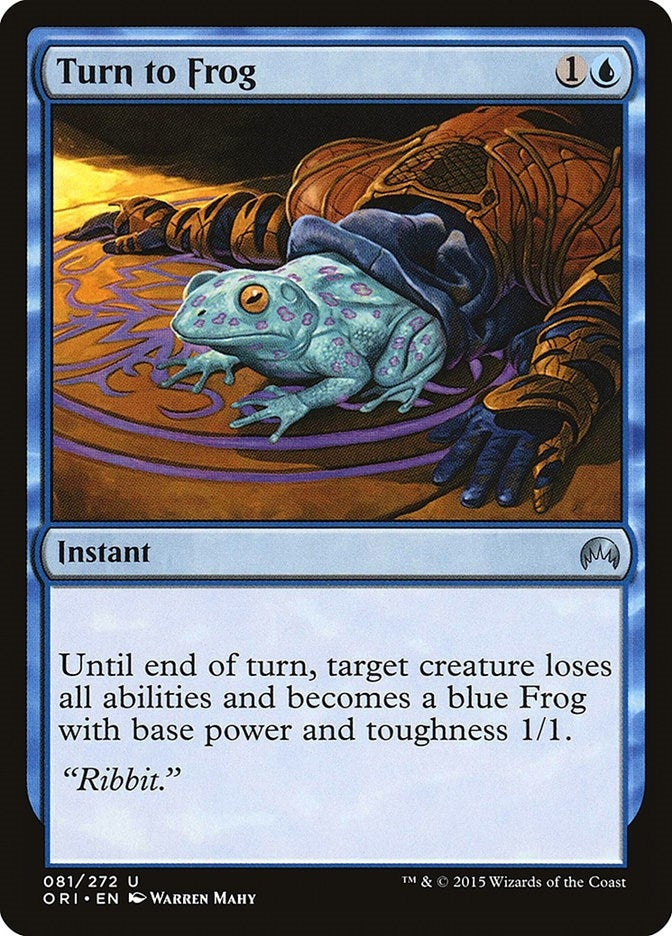 Image for Turn to Frog (Magic Origins) (81) - Magic: The Gathering