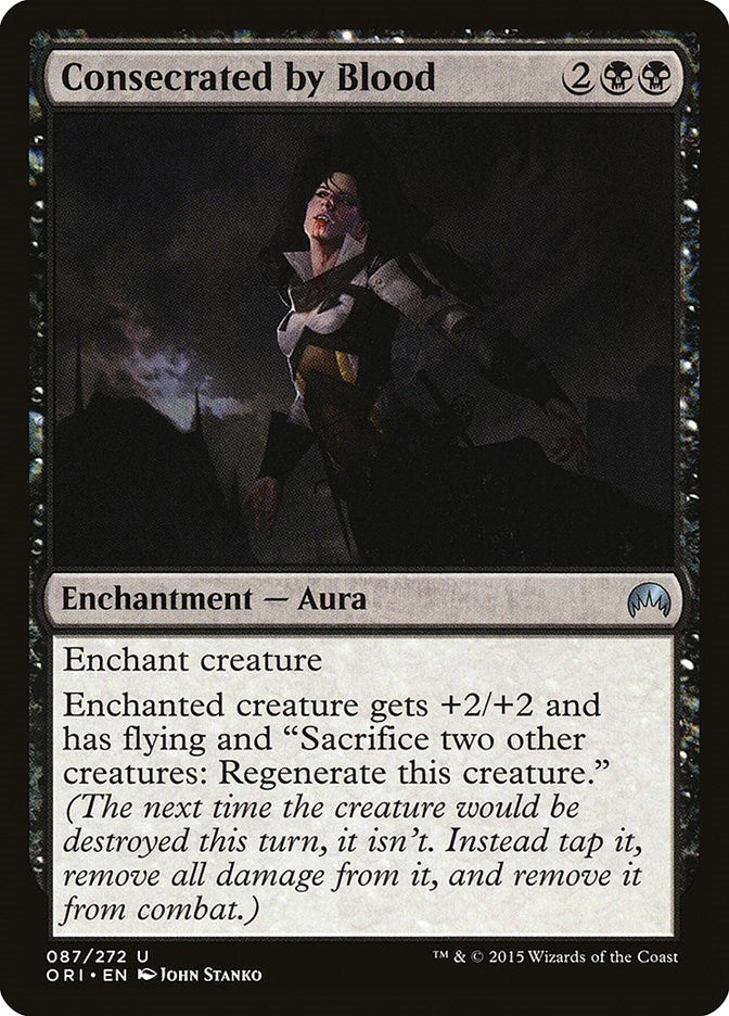 Image for Consecrated by Blood (Magic Origins) (87) - Magic: The Gathering