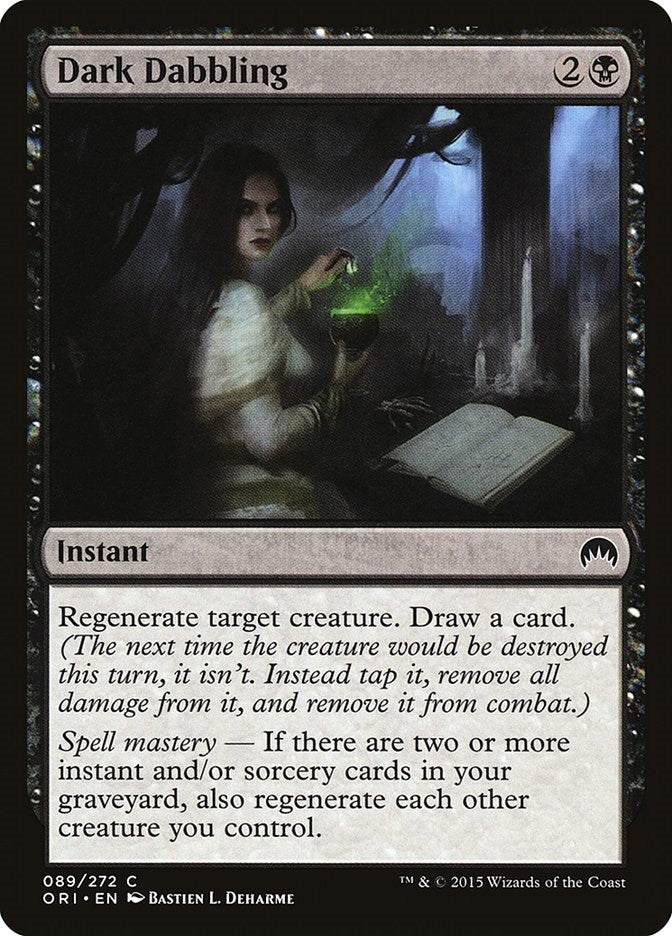 Image for Dark Dabbling (Magic Origins) (89) - Magic: The Gathering