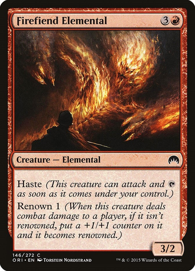 Image for Firefiend Elemental (Magic Origins) (146) - Magic: The Gathering