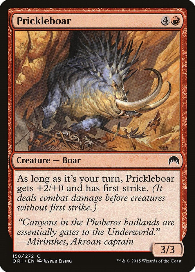 Image for Prickleboar (Magic Origins) (158) - Magic: The Gathering