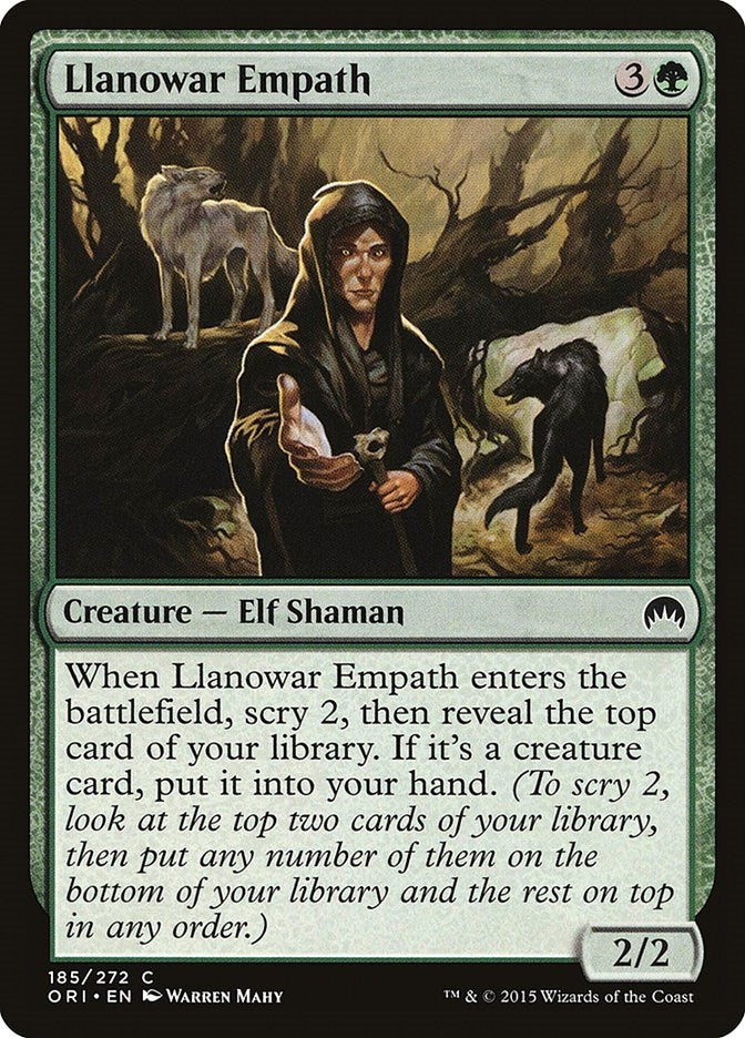 Image for Llanowar Empath (Magic Origins) (185) - Magic: The Gathering