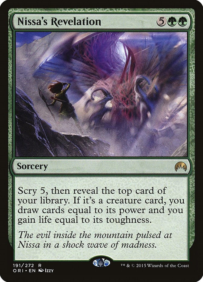 Image for Nissa's Revelation (Magic Origins) (191) - Magic: The Gathering