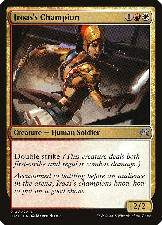Image for Iroas's Champion (Magic Origins) (214) - Magic: The Gathering