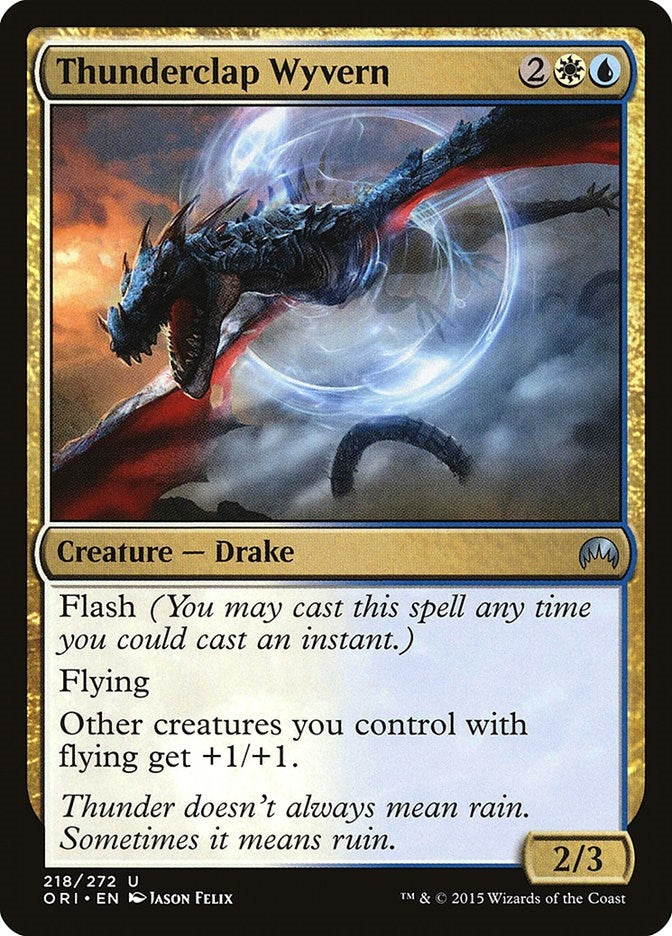 Image for Thunderclap Wyvern (Magic Origins) (218) - Magic: The Gathering