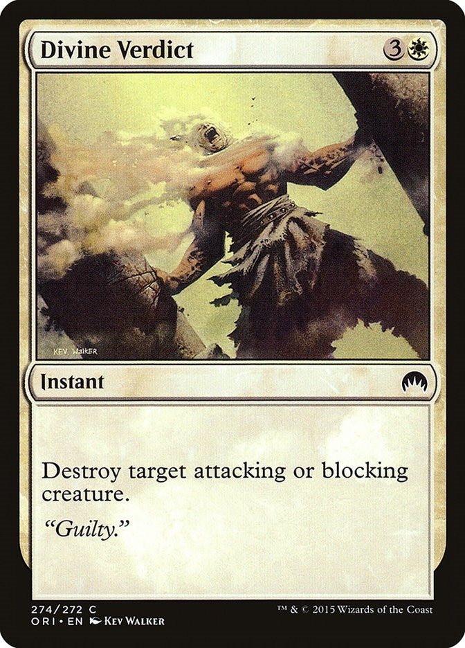 Image for Divine Verdict (Magic Origins) (274) - Magic: The Gathering