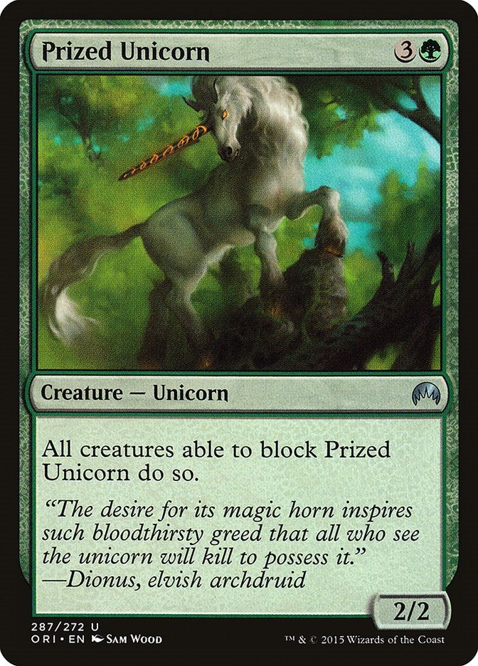 Image for Prized Unicorn (Magic Origins) (287) - Magic: The Gathering