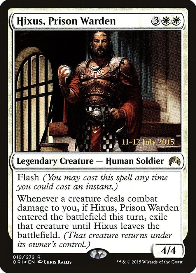 Image for Hixus, Prison Warden (Prerelease Cards) (19) - Magic: The Gathering