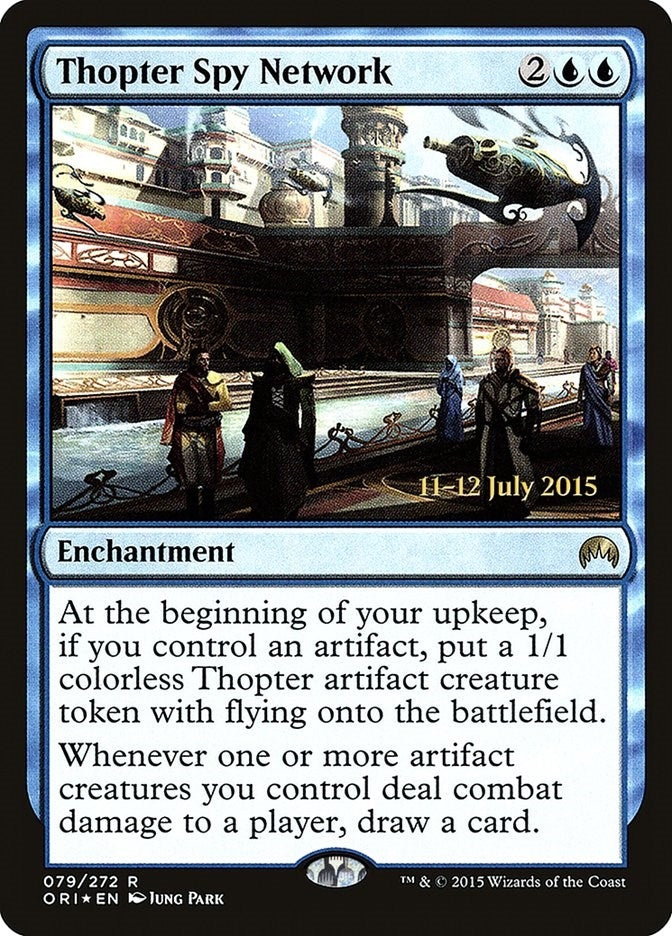 Image for Thopter Spy Network (Prerelease Cards) (79) - Magic: The Gathering
