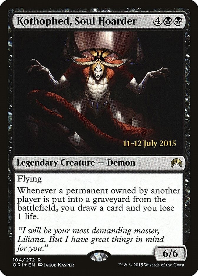 Image for Kothophed, Soul Hoarder (Prerelease Cards) (104) - Magic: The Gathering