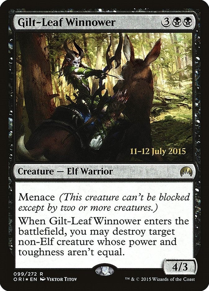 Image for Gilt-Leaf Winnower (Prerelease Cards) (99) - Magic: The Gathering