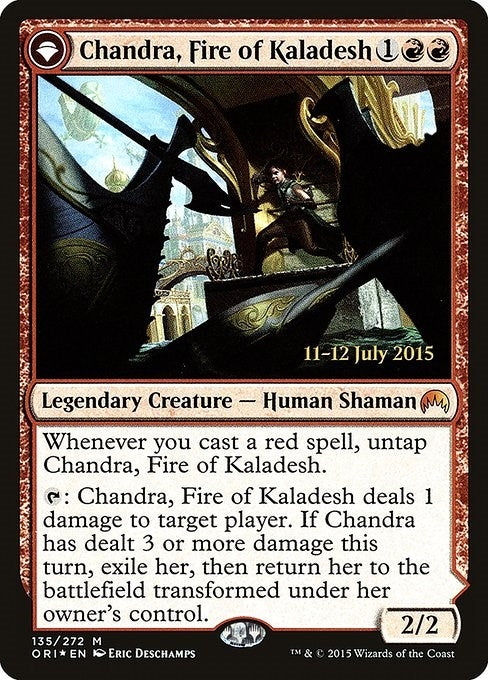 Image for Chandra, Fire of Kaladesh (Prerelease Cards) (135) - Magic: The Gathering