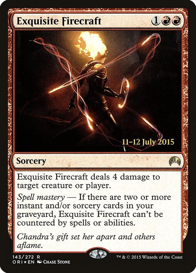 Image for Exquisite Firecraft (Prerelease Cards) (143) - Magic: The Gathering