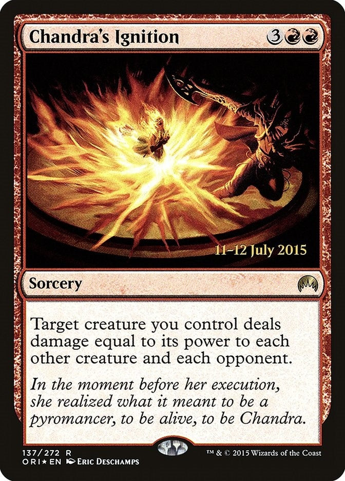 Image for Chandra's Ignition (Prerelease Cards) (137) - Magic: The Gathering